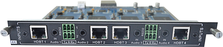 MMX-4I-BT  :::  การ์ดสัญญาณเข้า HDBaseT รองรับสัญญาณ 4K