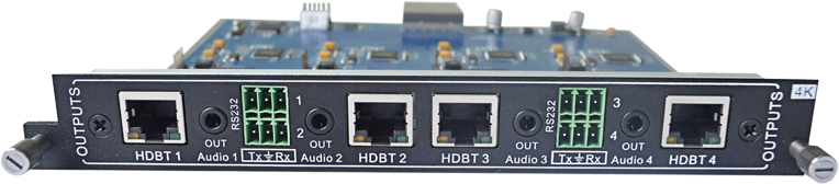 MMX-4O-BT  :::  การ์ดสัญญาณออก HDBaseT รองรับสัญญาณ 4K