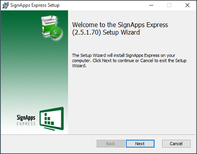 SignApp Express software version 3.0.5.131  :::  Support  :::  IAdea